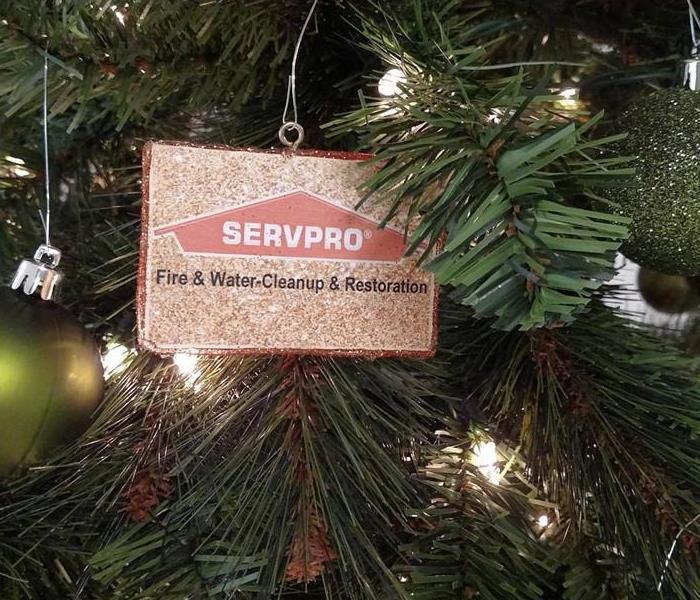 SERVPRO ornament on tree
